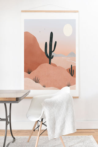 Madeline Kate Martinez saguaro sunset I Art Print And Hanger