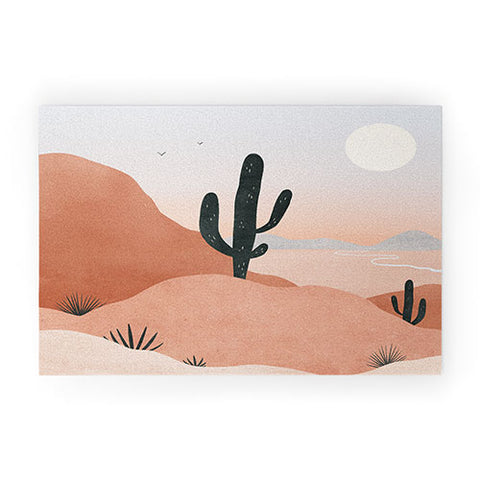 Madeline Kate Martinez saguaro sunset I Welcome Mat