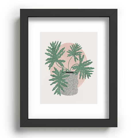 Madeline Kate Martinez split leaf philodendron Recessed Framing Rectangle