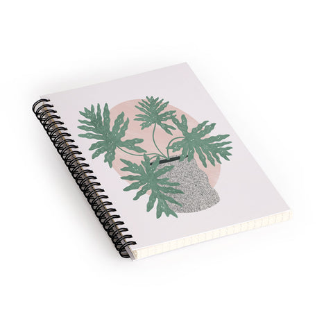 Madeline Kate Martinez split leaf philodendron Spiral Notebook