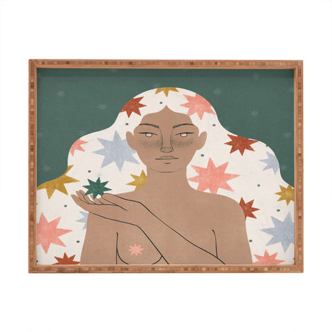 Madeline Kate Martinez star girl Rectangular Tray