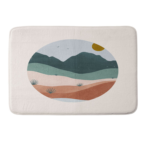 Madeline Kate Martinez terra serena 02 Memory Foam Bath Mat