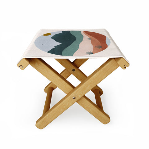 Madeline Kate Martinez terra serena 02 Folding Stool