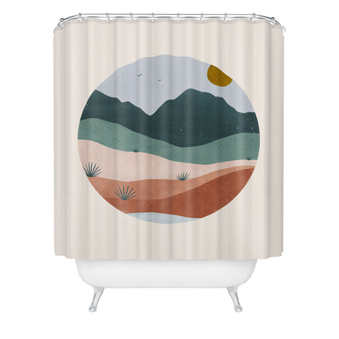 Madeline Kate Martinez terra serena 02 Shower Curtain