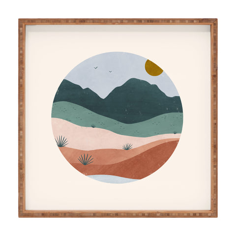 Madeline Kate Martinez terra serena 02 Square Tray