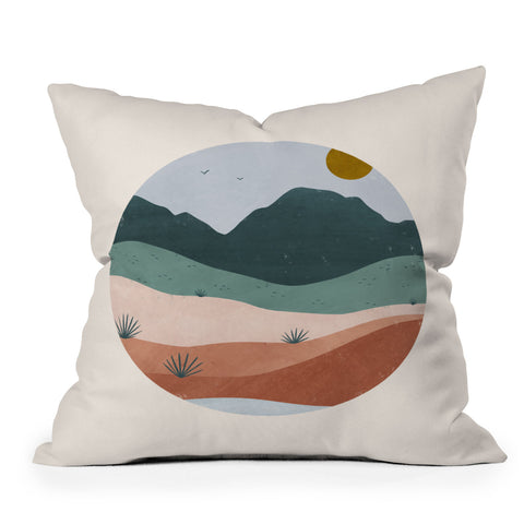 Madeline Kate Martinez terra serena 02 Outdoor Throw Pillow