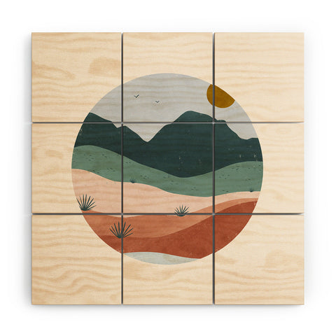 Madeline Kate Martinez terra serena 02 Wood Wall Mural