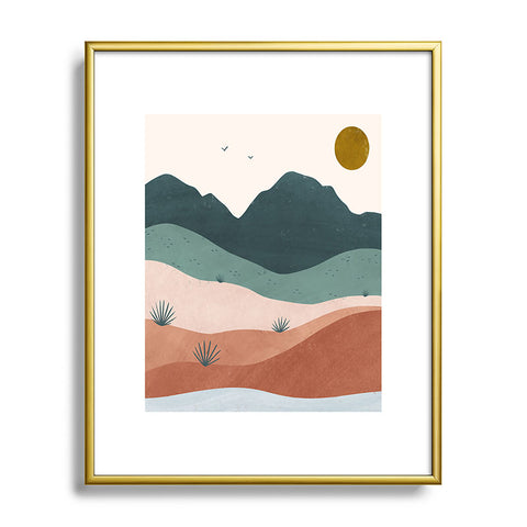 Madeline Kate Martinez terra serena Metal Framed Art Print