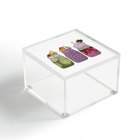 MadisonsDesigns Fruit Smoothies Mandala Acrylic Box