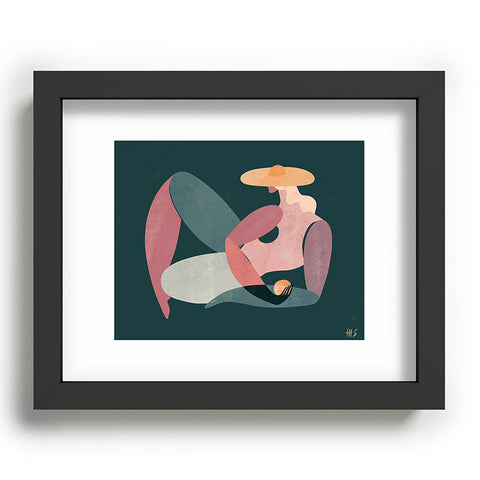 Maggie Stephenson Abstract Figure I Recessed Framing Rectangle