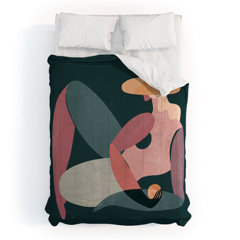Maggie Stephenson Abstract Figure I Comforter