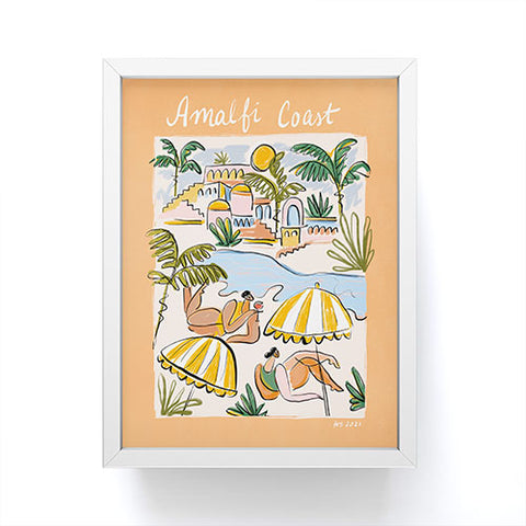 Maggie Stephenson Amalfi Coast Italy color Framed Mini Art Print