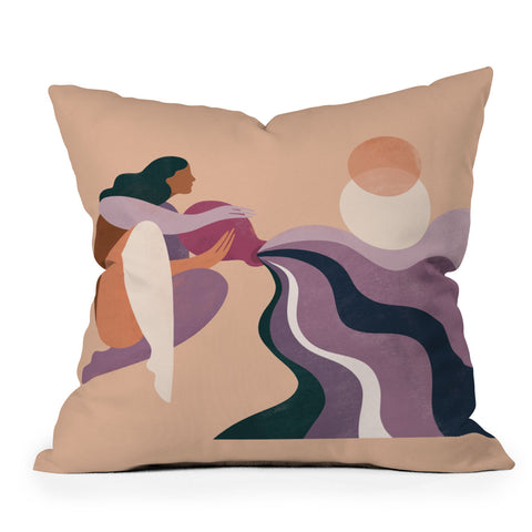Maggie Stephenson Aquarius 2 Throw Pillow