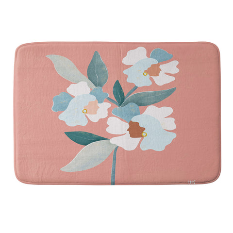 Maggie Stephenson Blooms I Memory Foam Bath Mat