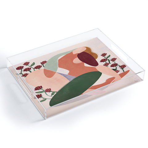 Maggie Stephenson But first love yourself Acrylic Tray