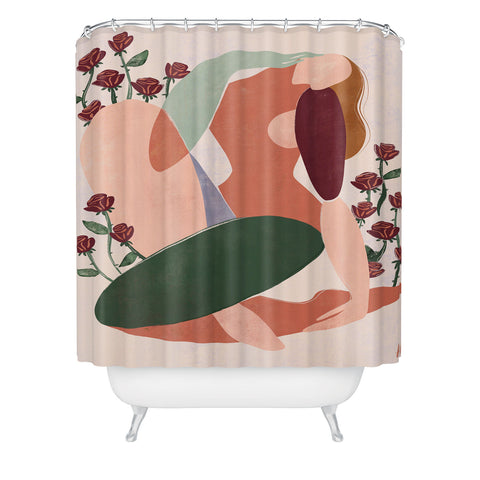 Maggie Stephenson But first love yourself Shower Curtain