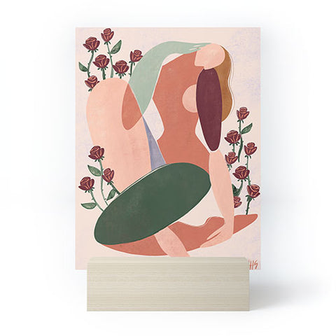 Maggie Stephenson But first love yourself Mini Art Print