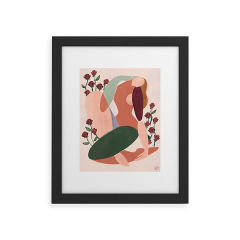 Maggie Stephenson But first love yourself Framed Art Print