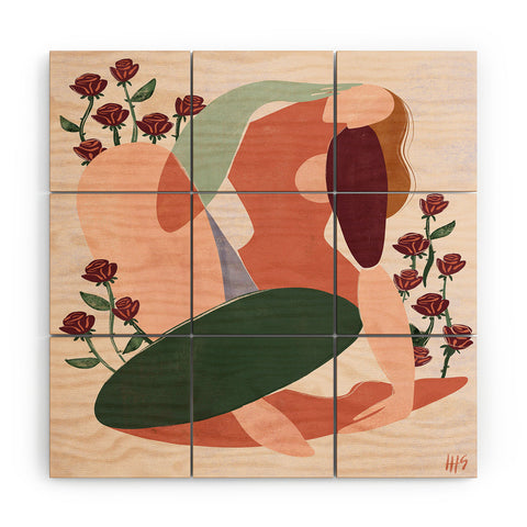 Maggie Stephenson But first love yourself Wood Wall Mural