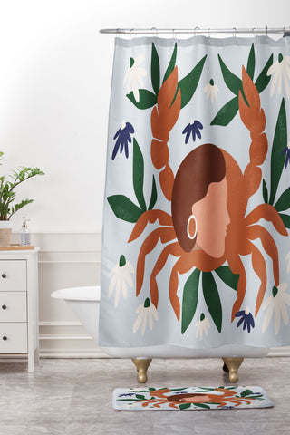 Maggie Stephenson Cancer 2 Shower Curtain And Mat