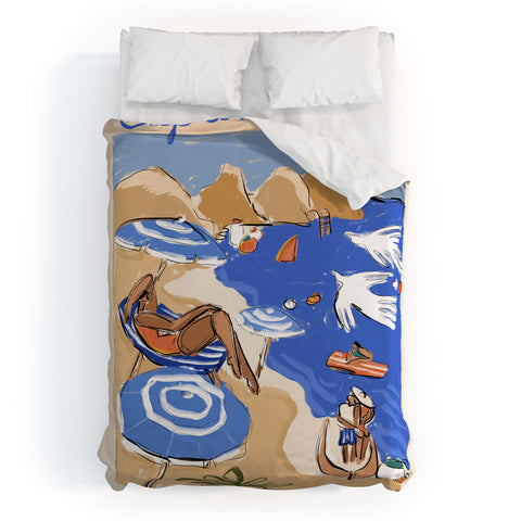 Maggie Stephenson Capri Italia Duvet Cover