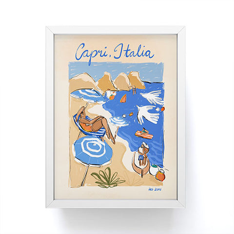 Maggie Stephenson Capri Italia Framed Mini Art Print
