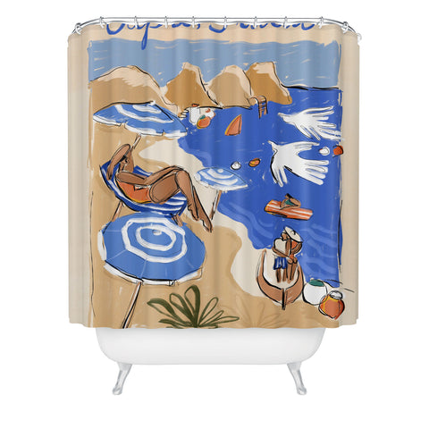 Maggie Stephenson Capri Italia Shower Curtain