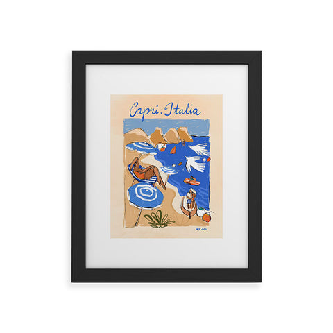Maggie Stephenson Capri Italia Framed Art Print