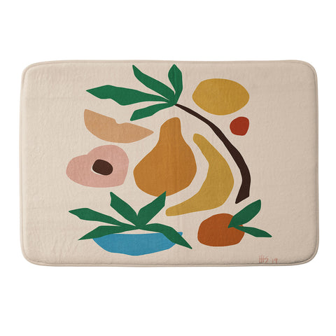 Maggie Stephenson Fruit salad I Memory Foam Bath Mat