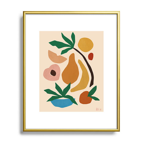 Maggie Stephenson Fruit salad I Metal Framed Art Print