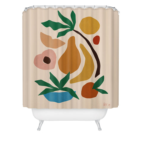 Maggie Stephenson Fruit salad I Shower Curtain