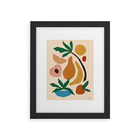 Maggie Stephenson Fruit salad I Framed Art Print
