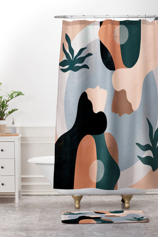 Maggie Stephenson Gemini 2 Shower Curtain And Mat