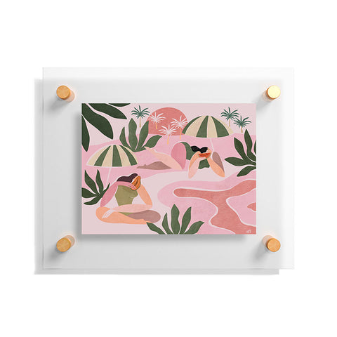 Maggie Stephenson How I will spend the summer Floating Acrylic Print