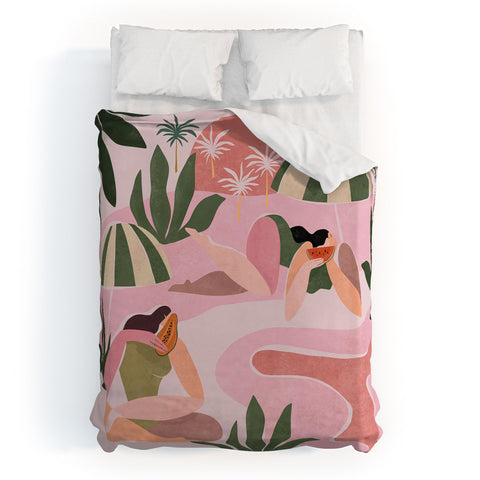 Maggie Stephenson How I will spend the summer Duvet Cover
