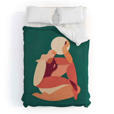 Maggie Stephenson How the sun loves the moon Duvet Cover