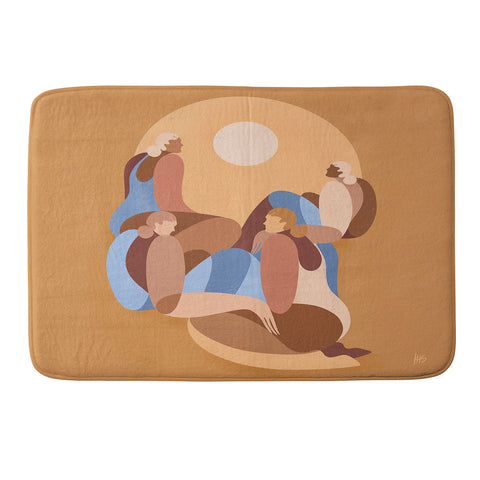 Maggie Stephenson In the heat of summer Memory Foam Bath Mat