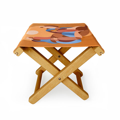 Maggie Stephenson In the heat of summer Folding Stool