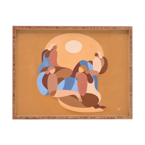 Maggie Stephenson In the heat of summer Rectangular Tray