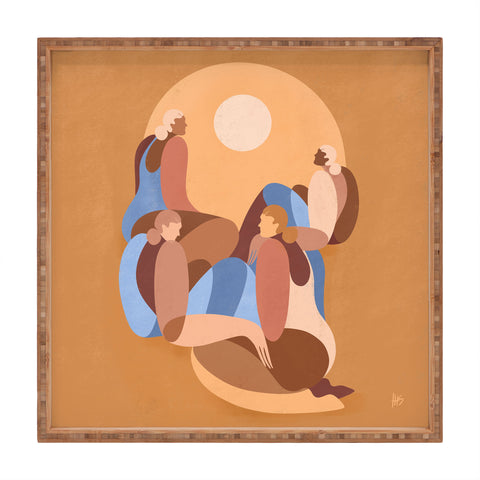 Maggie Stephenson In the heat of summer Square Tray