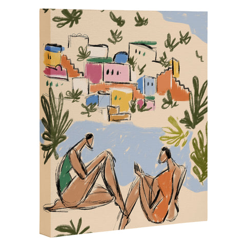 Maggie Stephenson Italian Riviera Art Canvas