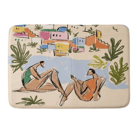 Maggie Stephenson Italian Riviera Memory Foam Bath Mat