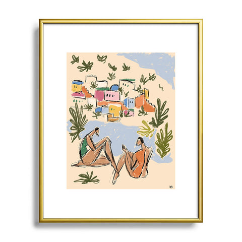 Maggie Stephenson Italian Riviera Metal Framed Art Print