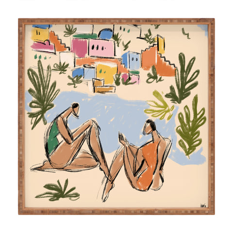 Maggie Stephenson Italian Riviera Square Tray