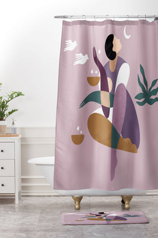 Maggie Stephenson Libra 2 Shower Curtain And Mat