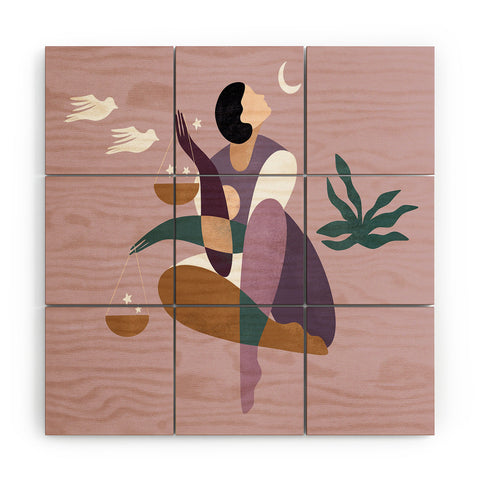 Maggie Stephenson Libra 2 Wood Wall Mural