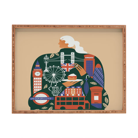 Maggie Stephenson London Afternoon Tea Rectangular Tray