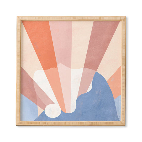 Maggie Stephenson Look at the bright side Framed Wall Art