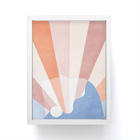 Maggie Stephenson Look at the bright side Framed Mini Art Print