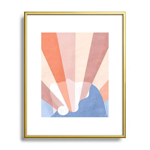 Maggie Stephenson Look at the bright side Metal Framed Art Print